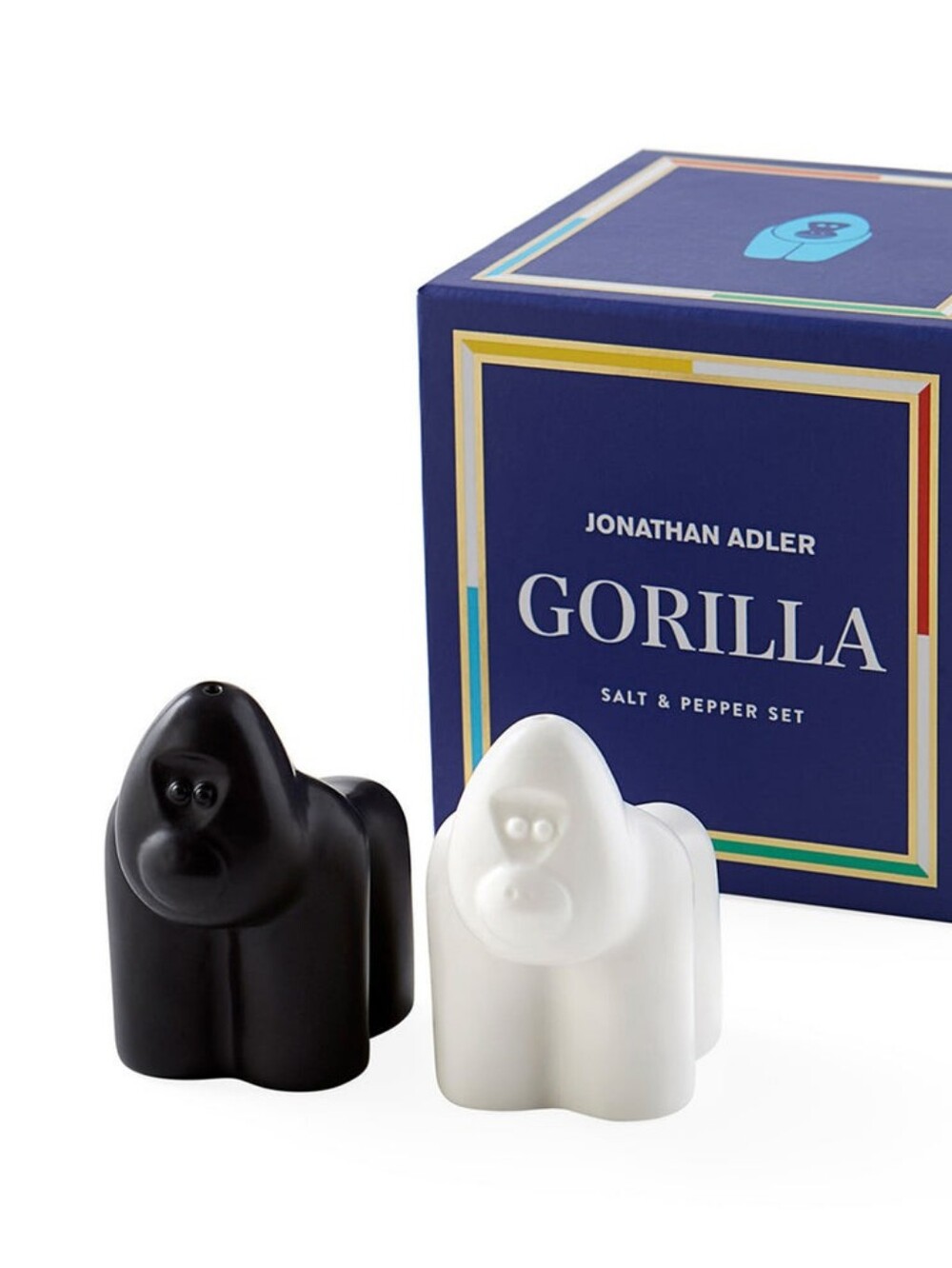 Jonathan Adler Gorilla Salt & Pepper Set, White